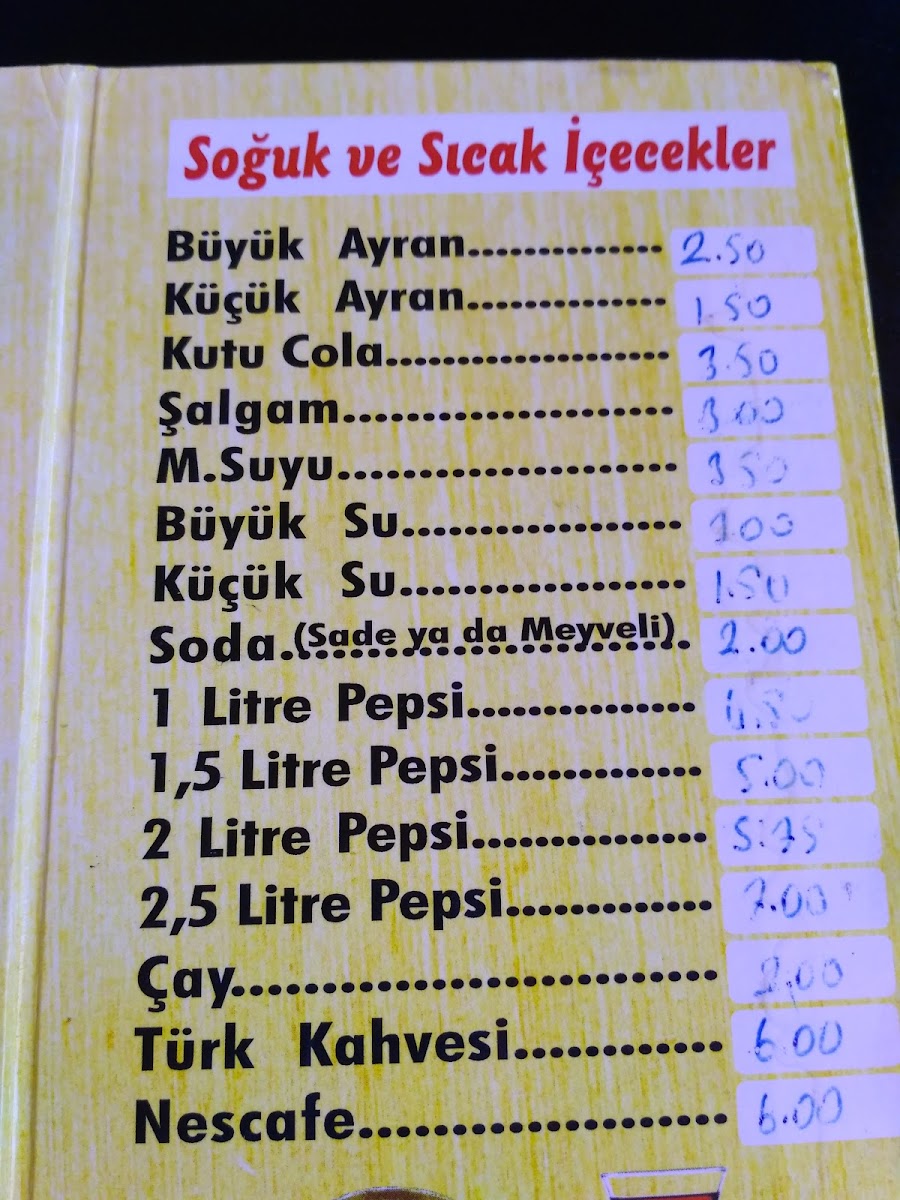 Menu Pehlivan Döner Ve Kebap Salonu-2