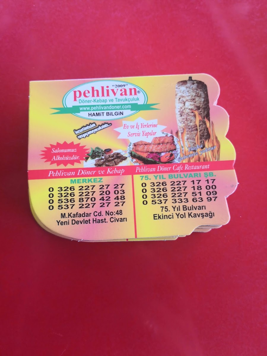 Menu Pehlivan Döner Ve Kebap Salonu-6